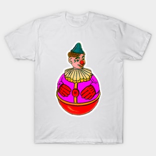 Clown the children's toy that sways when standing T-Shirt